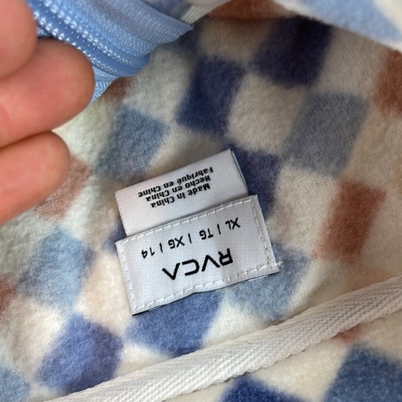 🔆RVCA🔆 DOWNSIDE ZIP FLEECE JACKET - Picture 15 of 15